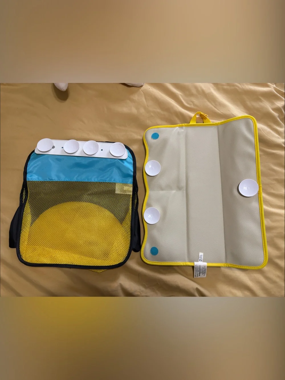 Skip Hop Penguin Bath Toy Holder and Tub Cushion